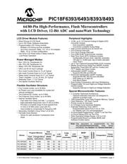 PIC18F8493-I/PT datasheet pdf 3 page
