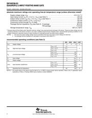 SN74HC00QDRG4Q1 datasheet pdf 2 page