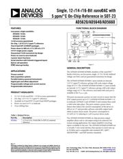 AD5660CRMZ-2 datasheet pdf 1 page