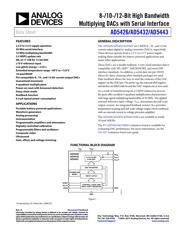 AD5443YRMZ datasheet pdf 1 page