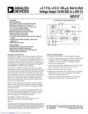 AD5310 datasheet pdf 1 page