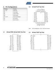 AT28C64B-15JU datasheet pdf 2 page