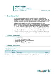 HEF4528BP,652 datasheet pdf 1 page