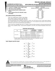 SN74LS07DB datasheet pdf 1 page