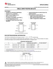 SN74LVC1G08QDBVRQ1 datasheet pdf 1 page