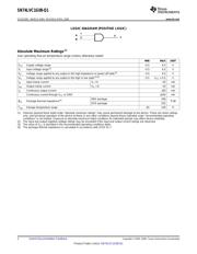 SN74LVC1G08QDBVRQ1 datasheet pdf 2 page