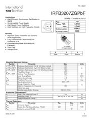 IRFB3207ZG datasheet pdf 1 page