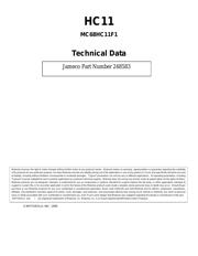 MC68HC11F1CFN3 datasheet pdf 2 page