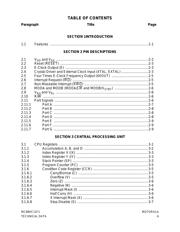 MC68HC11F1CFN3 datasheet pdf 4 page