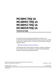 MC68HC705J1ACP datasheet pdf 3 page