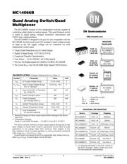 MC14066BDTR2 datasheet pdf 1 page