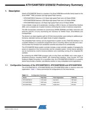 AT91SAM7SE512-CU datasheet pdf 3 page