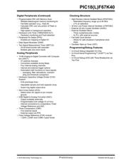 PIC18F67K40-I/PT datasheet pdf 2 page