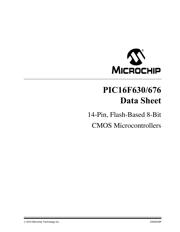PIC16F676-E/ST datasheet pdf 1 page