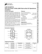 LM4140BCM-2.5/NOPB datasheet pdf 1 page