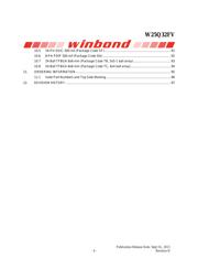 W25Q32FVSSIG datasheet pdf 5 page