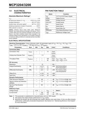 MCP3204-BI/SL datasheet pdf 2 page
