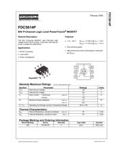 FDC5614P datasheet pdf 1 page