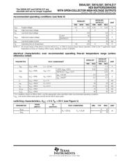 SN74LS07NS datasheet pdf 3 page