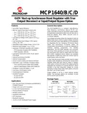 MCP1640B-I/MC datasheet pdf 1 page
