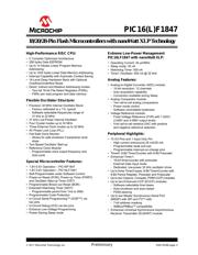 PIC16F1847-I/SO datasheet pdf 3 page