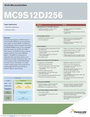 MC9S12A256CPVE datasheet pdf 1 page
