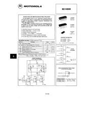 MC14066BCP datasheet pdf 1 page
