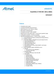 ATA5577M1330C-DDB datasheet pdf 1 page