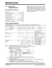 MCP4011-502E datasheet pdf 2 page