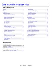 ADSP-BF536BBCZ-3B datasheet pdf 2 page