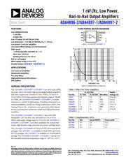ADA4897-1ARJZ-R7 datasheet pdf 1 page