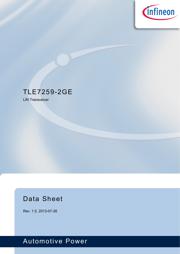 TLE72592GEXUMA4 datasheet pdf 1 page