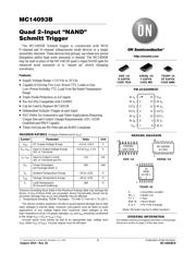 MC14093BDR2 datasheet pdf 1 page