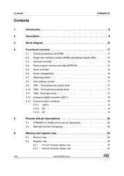 STM8S207K6T3 datasheet pdf 2 page