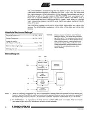 AT93C46-10SC-2.7 datasheet pdf 2 page