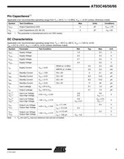 AT93C46-10SC-2.7 datasheet pdf 3 page