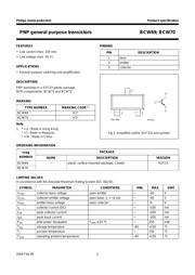BCW70 datasheet pdf 2 page