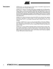 AT89C5131A-PUTUM datasheet pdf 2 page