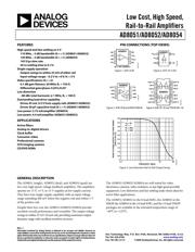 AD8052ARM-REEL7 datasheet pdf 1 page