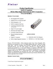 FTLX1471D3BCL datasheet pdf 1 page