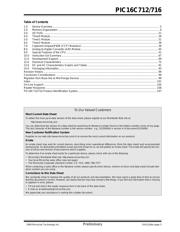 PIC16C712-04/P datasheet pdf 3 page