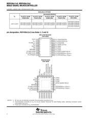 MSP430F1232IPWR datasheet pdf 2 page