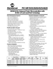 PIC18F4620T-I/PT datasheet pdf 3 page