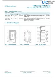 74HC273DB datasheet pdf 2 page
