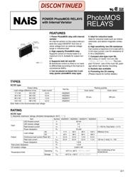 AQZ202V datasheet pdf 1 page