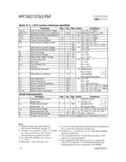 IRF2807ZLPBF datasheet pdf 2 page