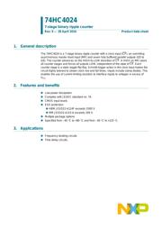 74HC4024PW,118 datasheet pdf 2 page