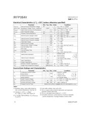 IRFP064V datasheet pdf 2 page