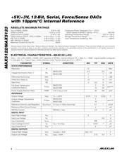 MAX5123AEEE+ datasheet pdf 2 page