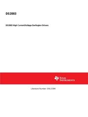 DS2003TMX/NOPB datasheet pdf 1 page